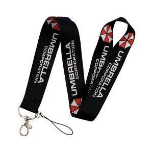Resident evil umbrella corporation lanyard id holder